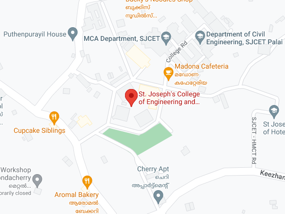 SJCET PALAI MAP